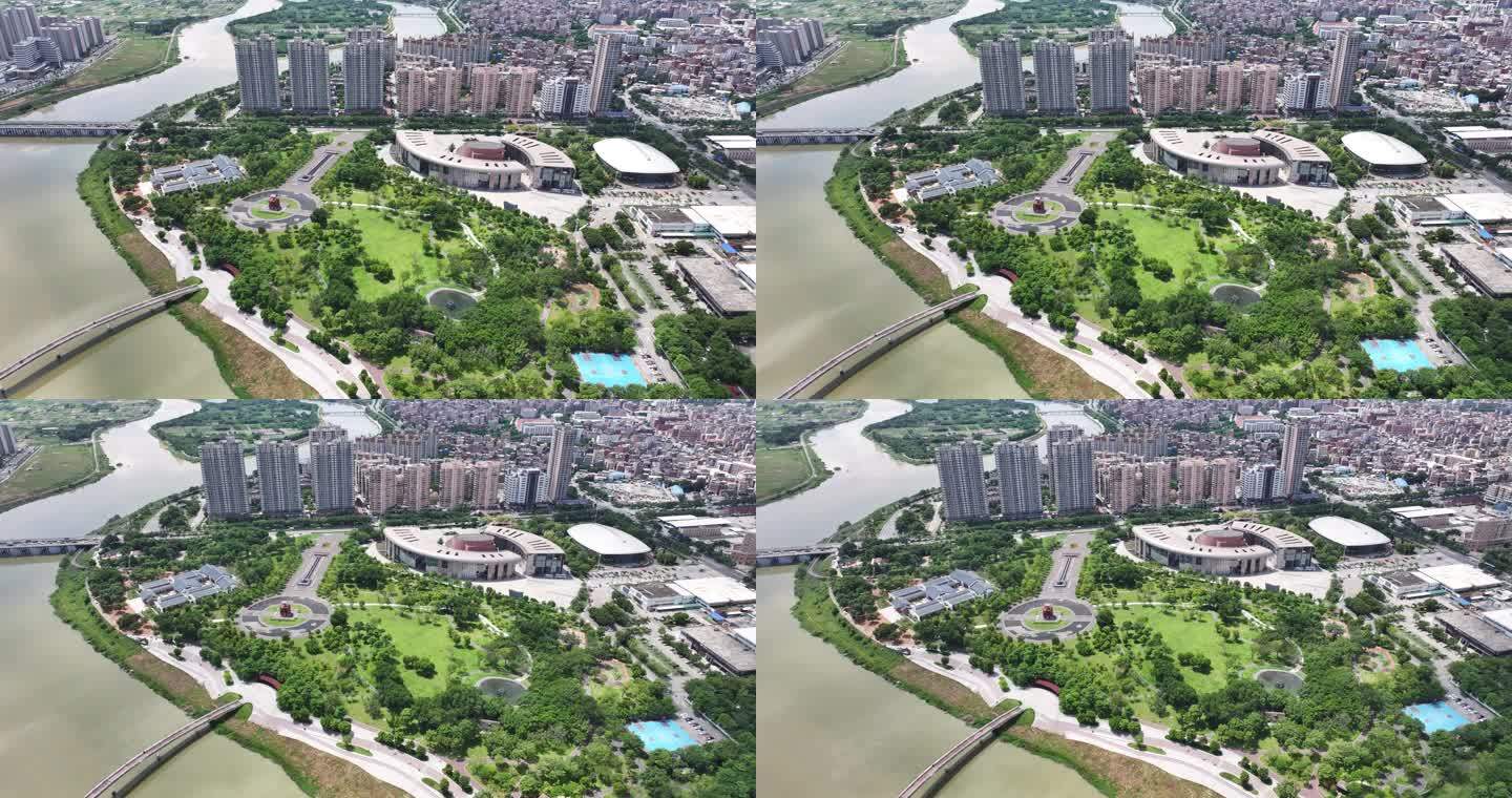 4K厦门市同安区苏颂公园航拍