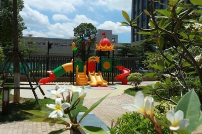 厦门海晟颐翔湾小区绿化如何 全龄社区景观园林